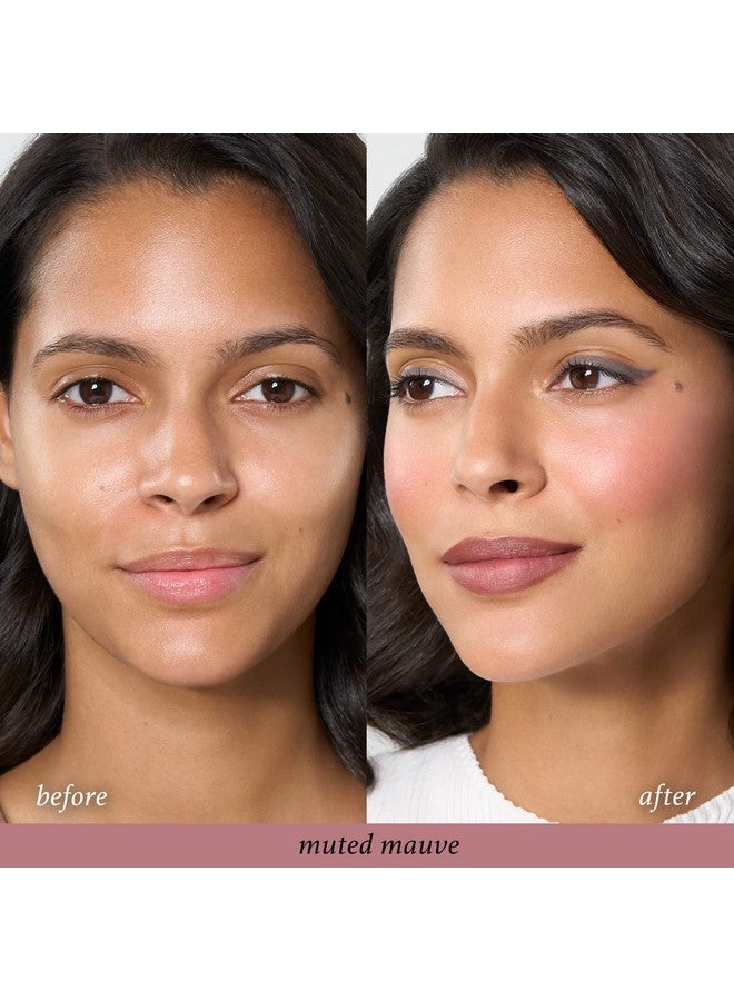 Julep Skip The Brush Cream To Powder Blush Stick Muted Mauve Blendable And Buildable Color 2In1 Blush And Lip Makeup Stick - Image 5