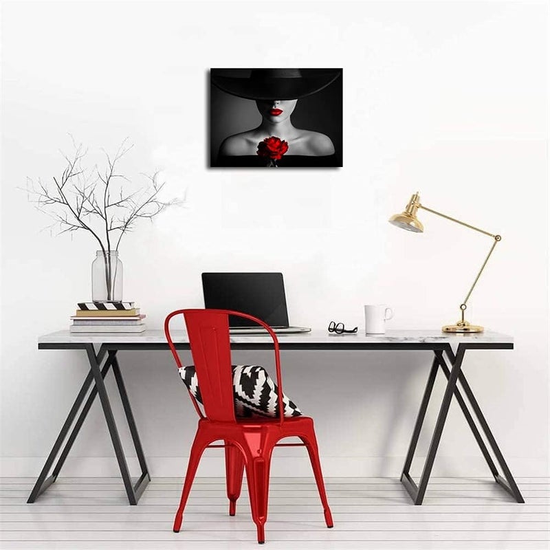 Paimuni Elegant Woman Canvas Wall Art - Image 2
