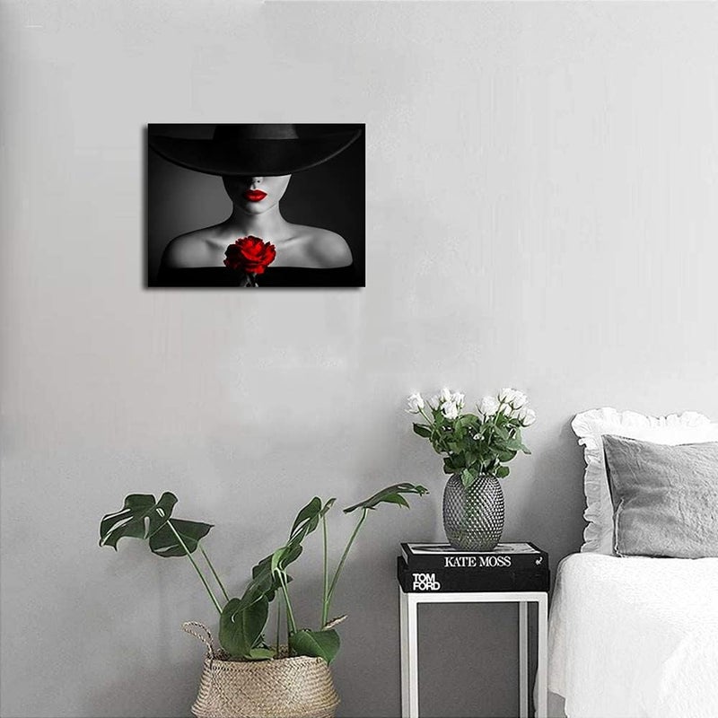 Paimuni Elegant Woman Canvas Wall Art - Image 3