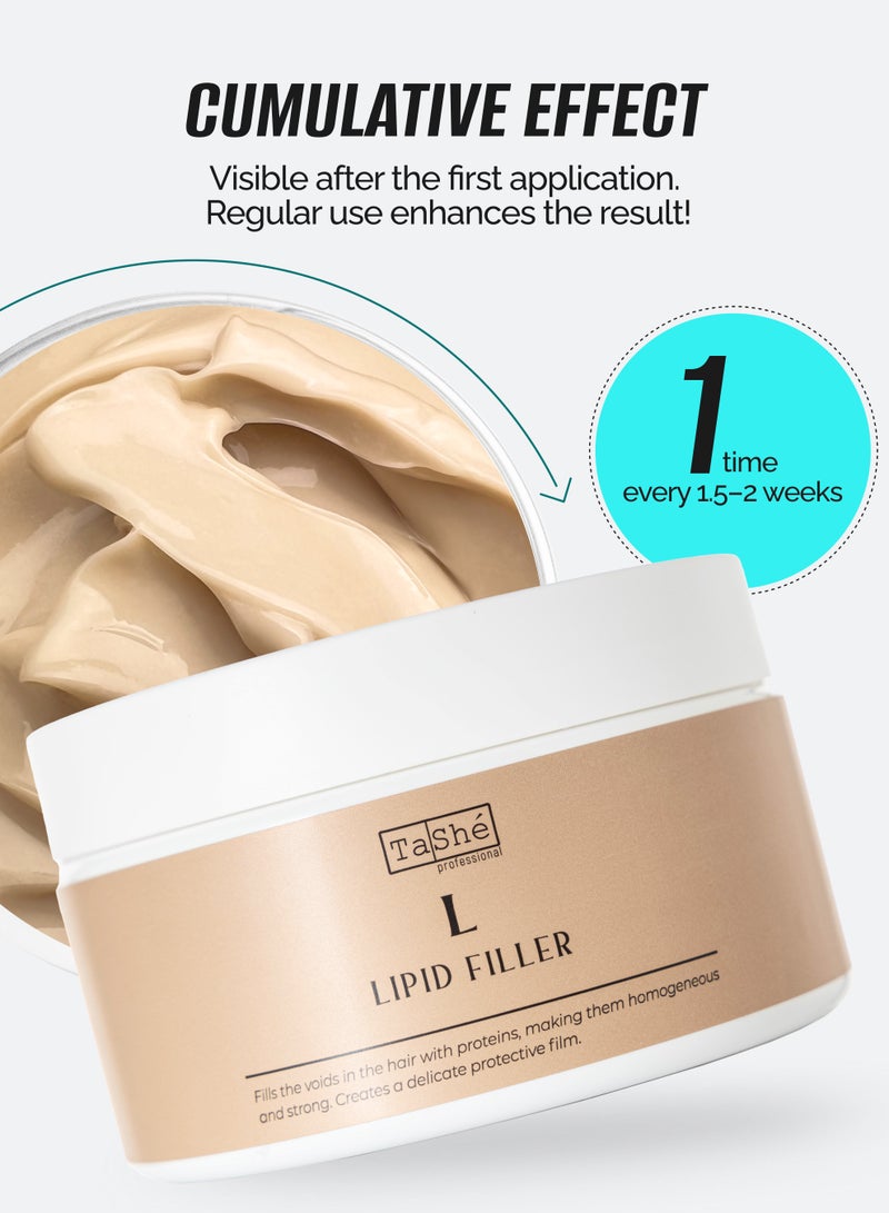 Tashe Lipid Repair Hair Filler – Deep Hydration & Shine Restoration Mask, 300 ml  - Image 3