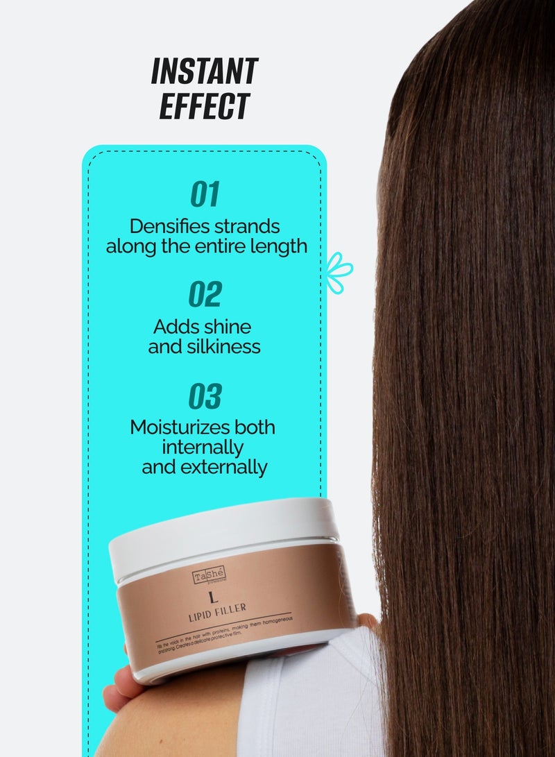 Tashe Lipid Repair Hair Filler – Deep Hydration & Shine Restoration Mask, 300 ml  - Image 2