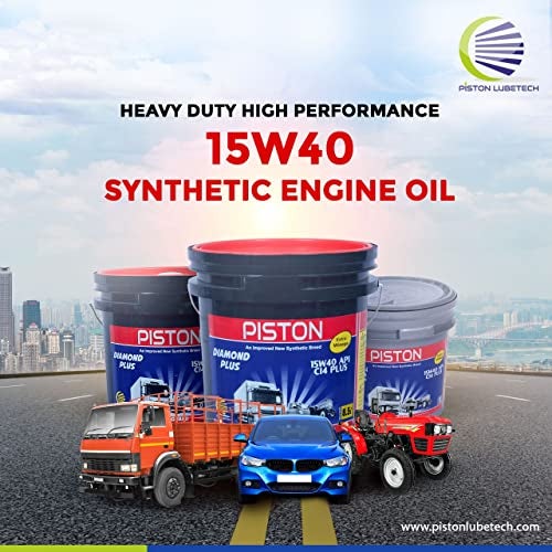 PISTON 15W-40 API CI4 PLUS Synthetic Breed Engine Oil For Car, Truck & Tractor (5 L) - Image 3