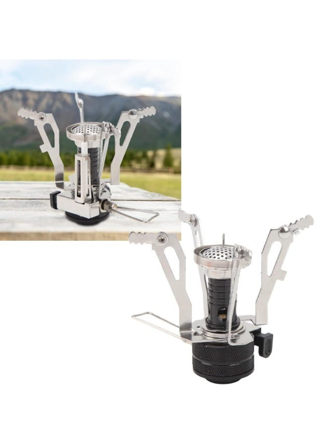 DLC Pocket Stove - Portable Camping Stove - Small Backpack Camp Single Burner, Black - Image 3