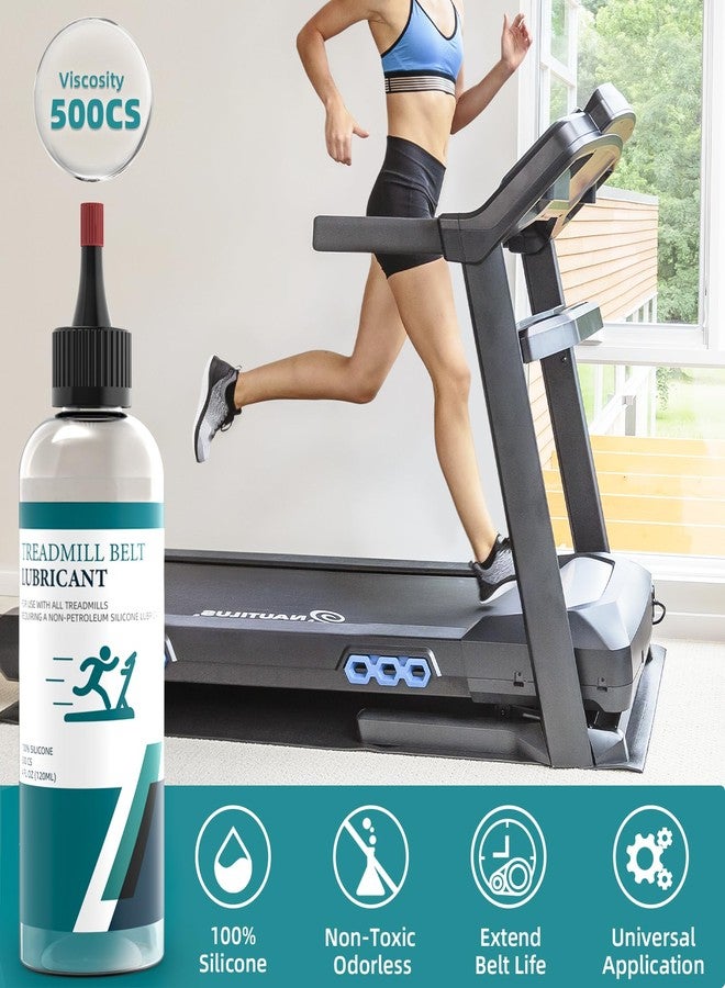 CCGeass Treadmill Belt Lubricant, 8.4 Ounce 100% Silicone Treadmill Lube High-Temperature Resistant Stable Non-Toxic Odorless Lubricant, with Application Tubes and Precision Screw Caps 500CS - Image 2