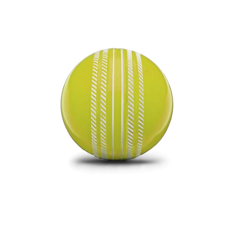 jaspo T-20 Pro PVC Soft Cricket Balls (Neon Yellow, 110 Gm) - Pack of 3 Standard Size - Image 4