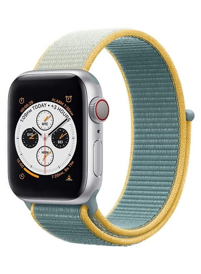 إيف سوار رياضي من النايلون لساعة Apple 45 مم 44 مم 42 مم ، لسلسلة iWatch 7/6 / SE / 5/4/3/2/1