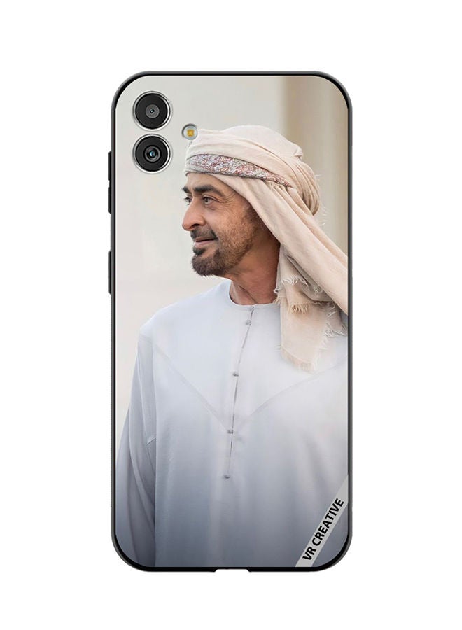 VR CREATIVE Protective Case Cover For Samsung Galaxy M13 5G Sheikh Mohamed Bin Zayed Al Nahyan Design Multicolour - Image 1