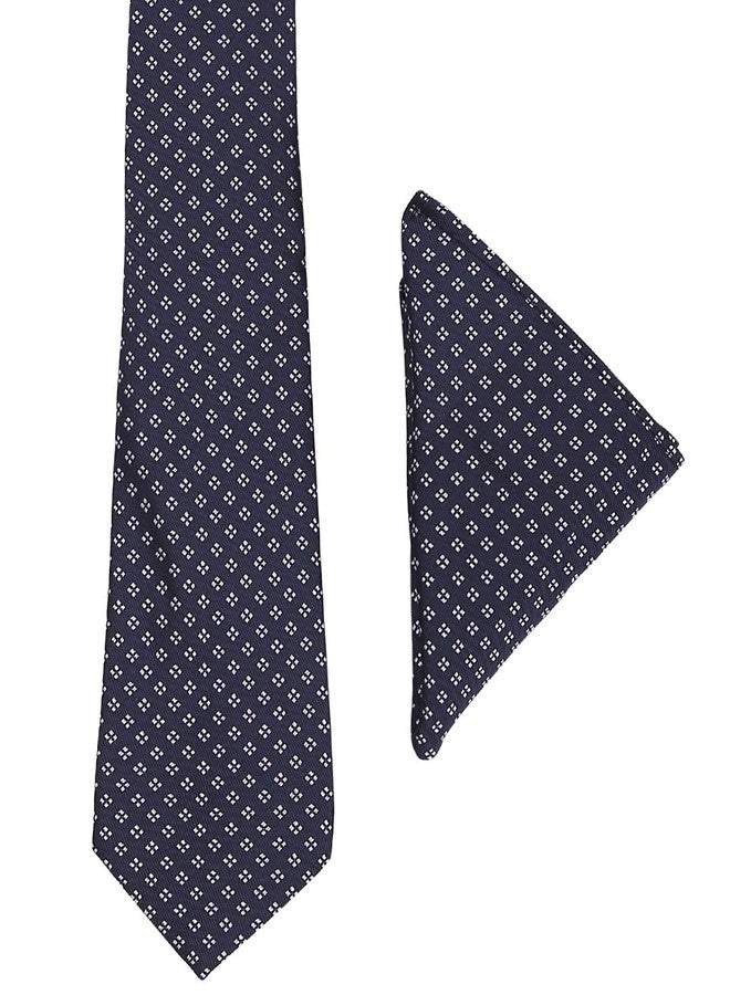 BLACKSMITH Tie, Cufflink, Pocket Square, Lapel Pin, Tie Clip, Socks Set of 6 for Men [ Free Size ] (Blue 84 Set) - Image 5