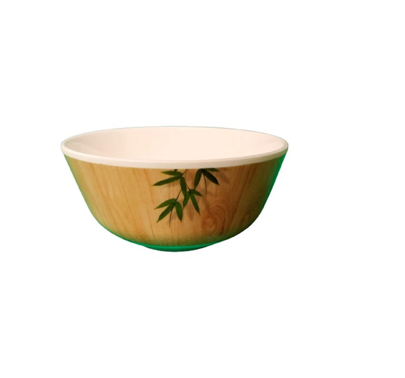 Servewell Melamine Round Serving Veg Bowl/Katori,Glossy,Set of 6,Bamboo Delite,180 ml - Image 5