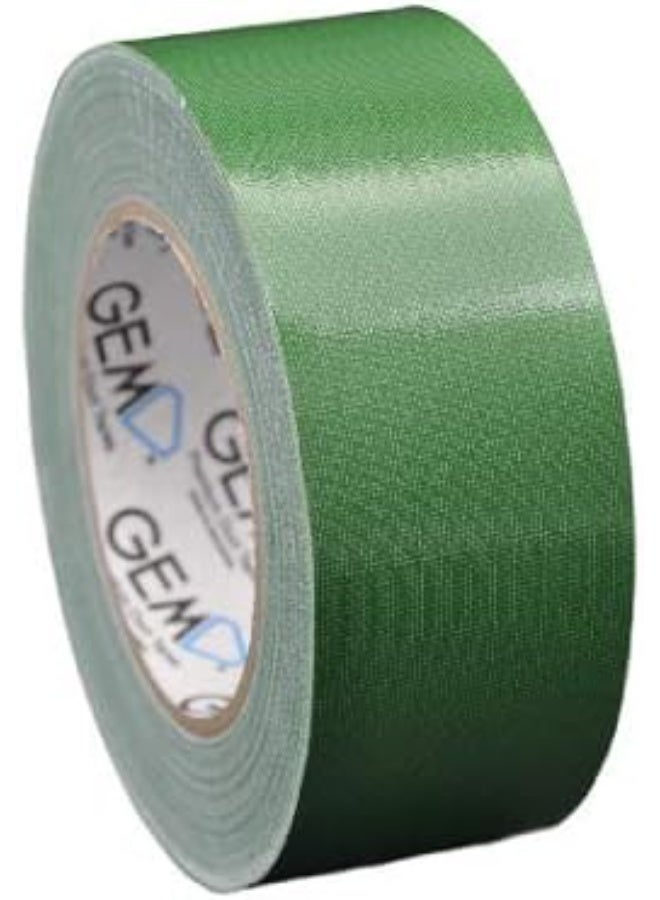 Gem Premium Duct Tape 75mm x 25m Strong Adhesive Green - Image 2