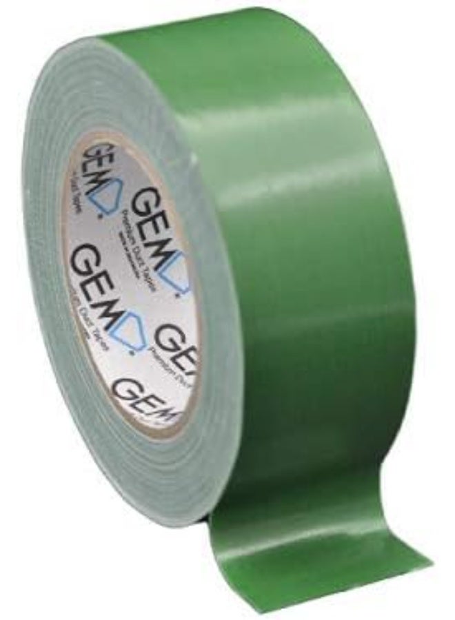 Gem Premium Duct Tape 75mm x 25m Strong Adhesive Green - Image 3