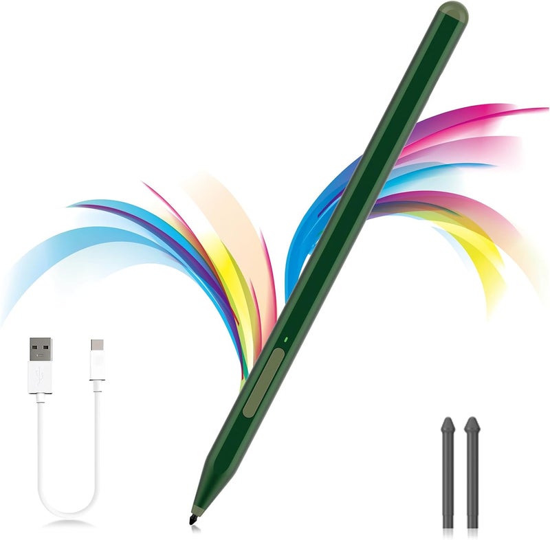 Milikilo Stylus Pen for Microsoft Surface Pro 12/11/10/9/8/X/7+/6/5/4/3,Surface Go 4/3/2/1,Surface Laptop 1-6/Studio/Book 3/2/1 with Eraser Side Button,Palm Rejection,Tilt Function,1024 Pressure - Image 1