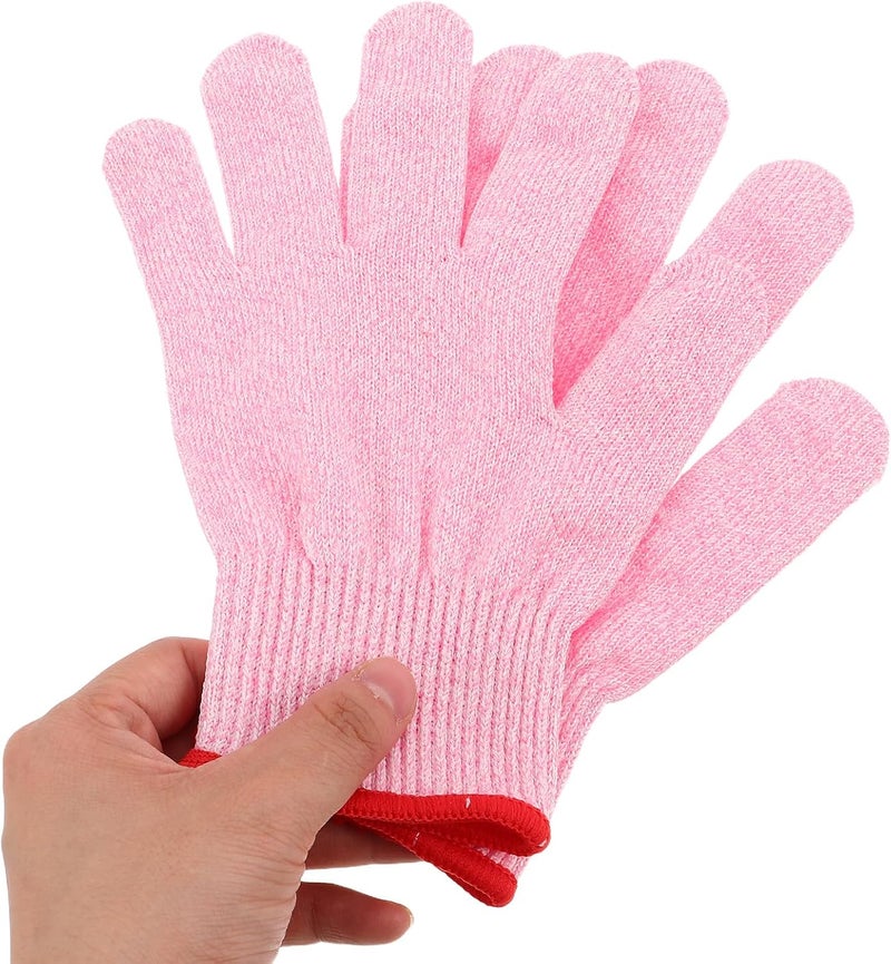 Garneck Level 5 Cut Resistant Work Gloves, Protective Gardening and Crafting Gloves, Pink Small Size, 2 Pairs for Labor Class and Outdoor Activities - Image 4