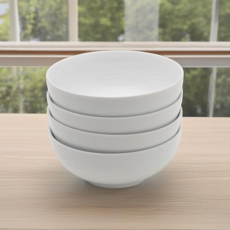 Everyday White Set of 4 Soup Cereal Bowls, 26 oz. - Image 5