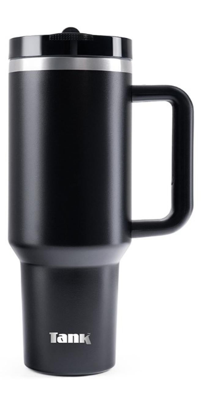 تانك خزان كونشر، 1200 مل، أسود، زجاجة من الفولاذ المقاوم للصدأ، معزولة، مانعة للتسرب - Image 1