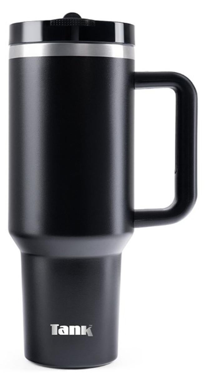 تانك خزان كونشر، 1200 مل، أسود، زجاجة من الفولاذ المقاوم للصدأ، معزولة، مانعة للتسرب - Image 1