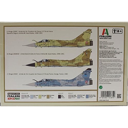 Italeri 1381 – Mirage 2000 °C 1: 72 Vehicles - Image 3