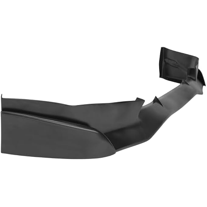 GT-Speed Compatible with/Replacement for Front Bumper Lip, MU Si Style PU Front Lip Spoiler Black, Fits 2006 2007 2008 Honda Civic 4-Door Sedan - Image 2