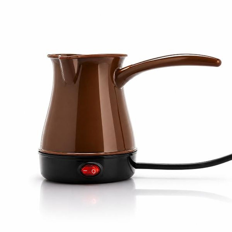 Electric Turkish Coffee Maker – Portable Mini Coffee Pot for Brewing Turkish Coffee – Fast Heating Coffee Kettle for Home, Office and Travel – Practical Gift - Image 1
