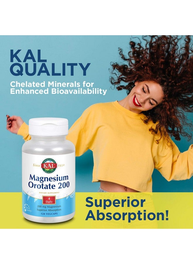 KAL - Magnesium Orotate, 200 mg, 60 tablets - Image 4