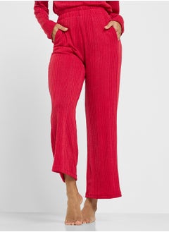 Ginger Cozy Ribbed Top & Pyjama Lounge Set  - Image 4