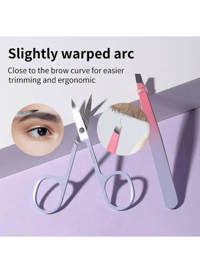 MOMENT Stainless Steel Hair Grooming And Trimming Scissor And Tweezer Set - Image 2