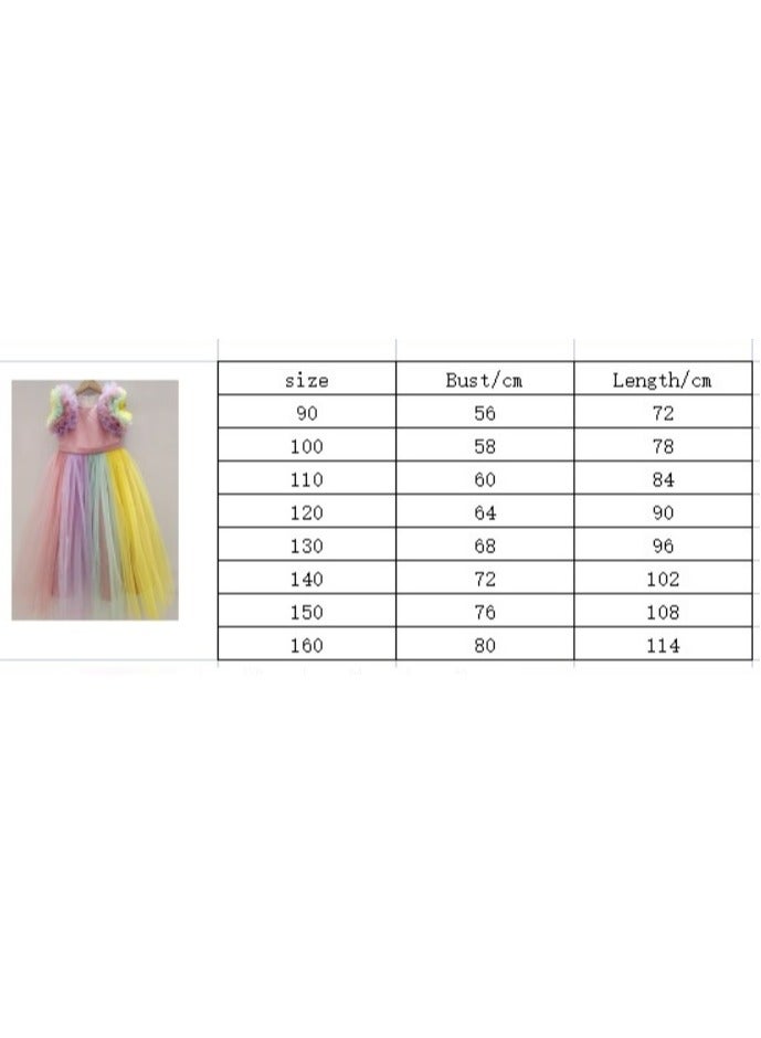 D'Daniela Rainbow Tulle Dress - Image 4