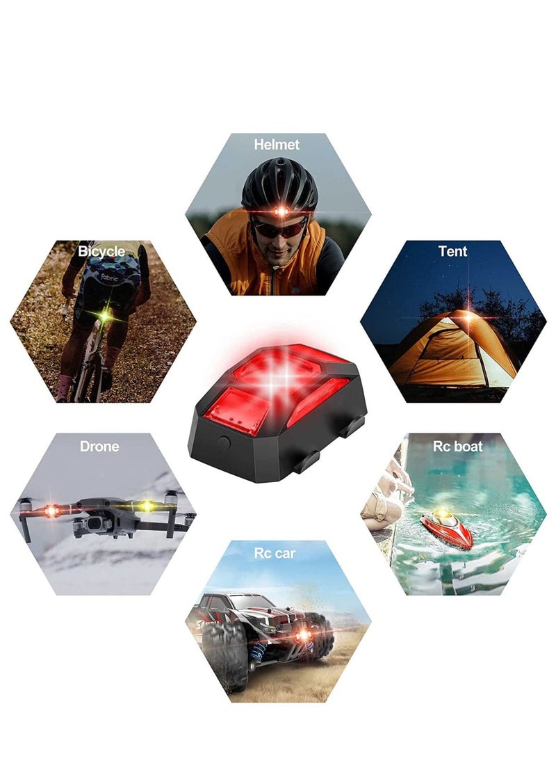 Drone Strobe Lights, FAA Anti-Collision Lighting Light Night Flight with 4 Colors for DJI Mini 3 Pro/Air 2S/Air 2/Mavic Mini/Mavic Pro/FPV/Holy Stone Quadcopters Accessories - Image 4