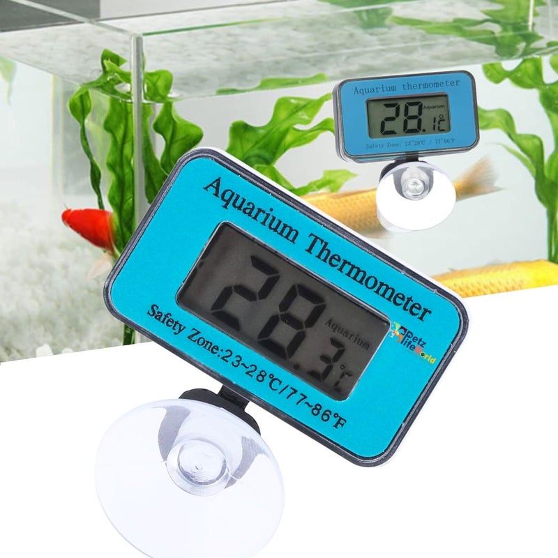 VAYINATO Sun-sun Aquarium Digital Fish Tank Thermometer (WDJ-005) with Water Proof - Image 1