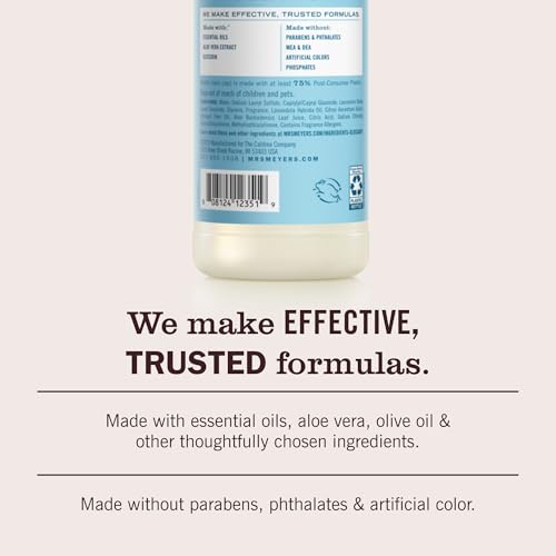 MRS. MEYER'S CLEAN DAY Liquid Dish Soap, Biodegradable Formula, Lilac, 16 fl. oz - Image 3