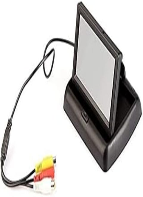 شاشة TFT LCD قابلة للطي مقاس 4.3 بوصة للسيارة
