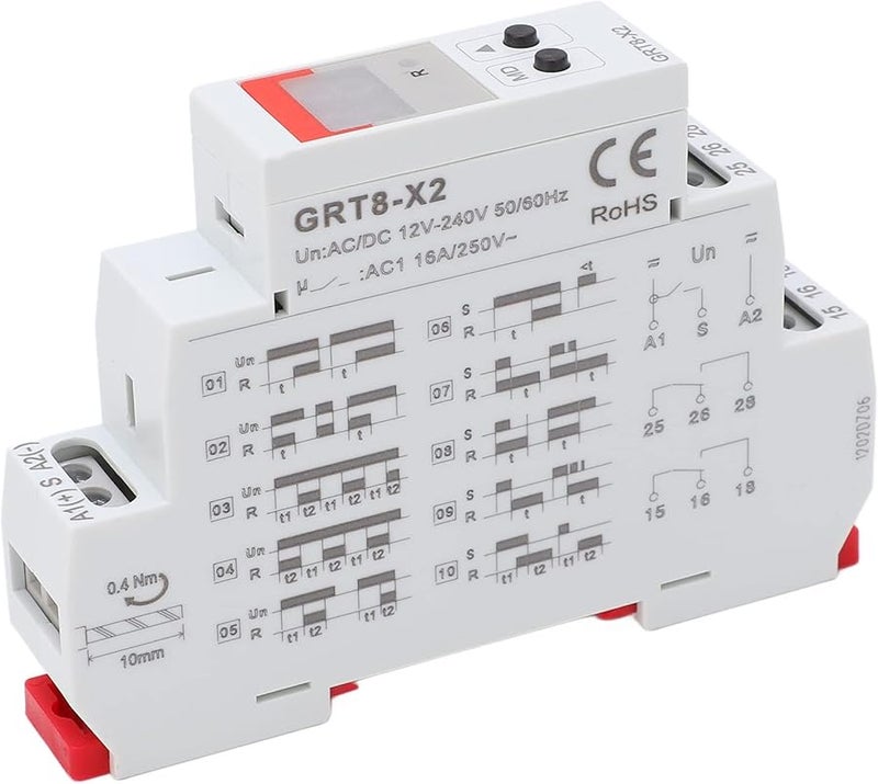 Digital Timer Relay Switch Adjustable 0 1 To 99 Days ABS Flame Retardant Housing - Image 5