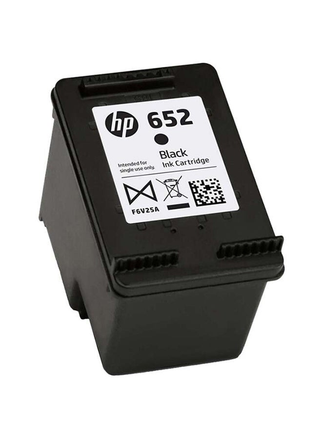 HP خرطوشة حبر 652 أصلية تعمل مع طابعات ديسك جيت 3787، و3789، و3835، و4535 من إتش بي أسود - Image 1