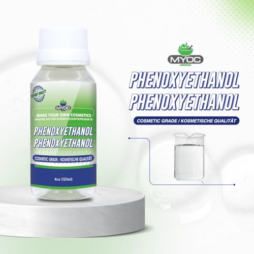 Myoc سائل MYOC فينوكسي إيثانول | سائل للحفظ، يستخدم في مرطب البشرة، واقي الشمس، العناية بالبشرة، العناية بالشعر، منتجات الأطفال، المنتجات التجميلية (120 مل) - Image 3