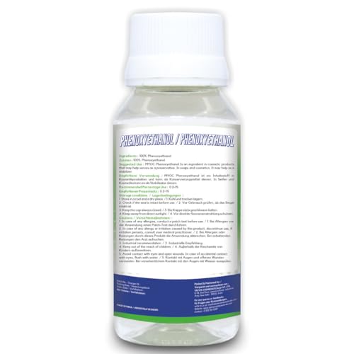 Myoc سائل MYOC فينوكسي إيثانول | سائل للحفظ، يستخدم في مرطب البشرة، واقي الشمس، العناية بالبشرة، العناية بالشعر، منتجات الأطفال، المنتجات التجميلية (120 مل) - Image 2