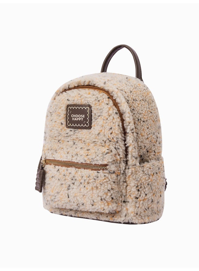 سيمير شنطة ظهر بفرو ناعم للنساء - Image 2