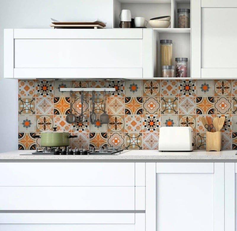 Barebeauty 60CM X 200CM Kitchen Wallpaper Oil Proof, Waterproof self-Adhesive Wall Stickers for Kitchen Anti-Mold and Heat Resistant Aluminium Backsplash Wallpaper (Pack of 2) - Image 2