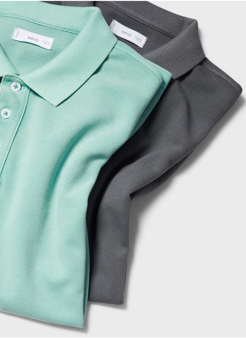 MANGO - Youth Essential Polo - Image 1