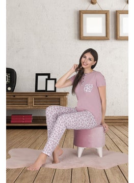 Women's Short Sleeve Pocket Pajama Set PJ3010 - pzsku/Z21FC569A50881A3E8E7BZ/45/_/1725789794/35dcb2f2-9c88-4732-a78a-ac03a673f035