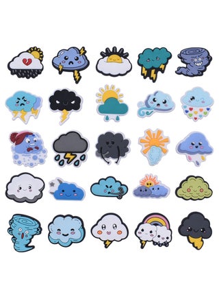 Cloud Shoe Charms Weather, 25PCS Sun Shoes Charms Rain PVC Tornado  Lightning Clog Pins Accessories Party Favors Birthday Gifts Holidays Decoration for Boys Women Girls - pzsku/Z21FC5B721C47D8C12879Z/45/_/1717035164/87d0f96b-01db-44fa-832a-9772c20d8b4a