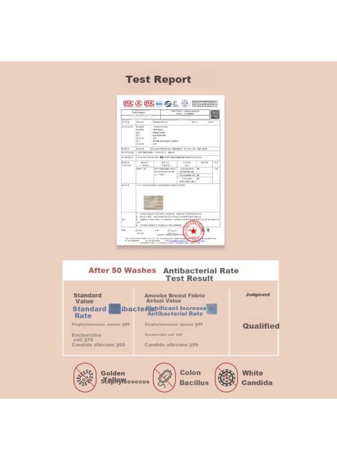 Aimer Women'S Cotton Antibacterial High Waist Panties Summer Flat Angle Pants Alb24401 M (165) - Image 3