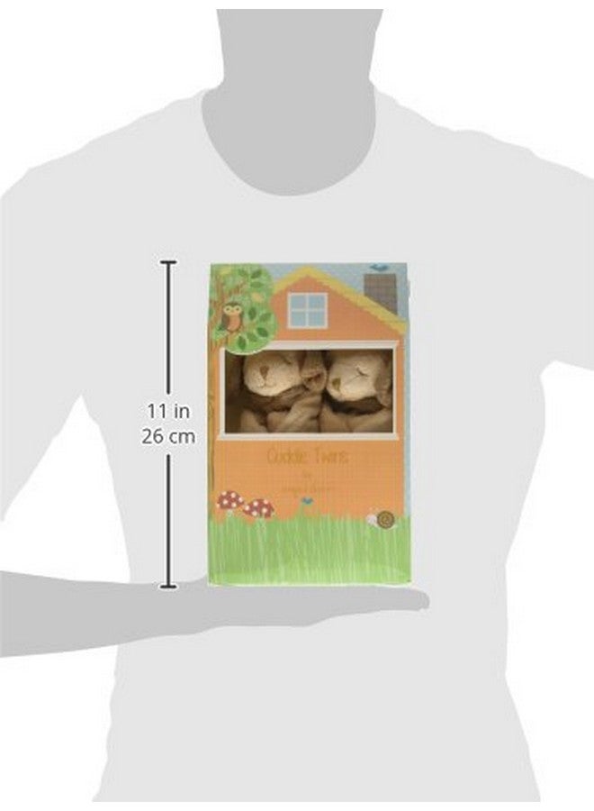 Angel Dear - Light Brown Puppy, Cuddle Twins Blankie Set - Image 3