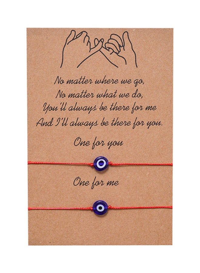2-Piece Couple Bracelet Set