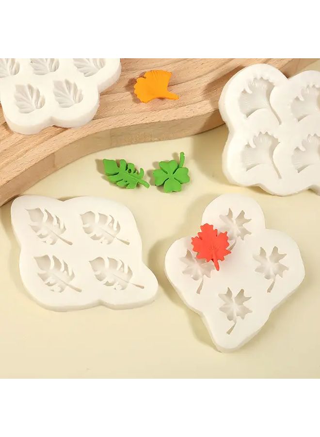 5Pcs Maple Leaf Cake Fondant Molds Y-288 For Baking Party - Image 5