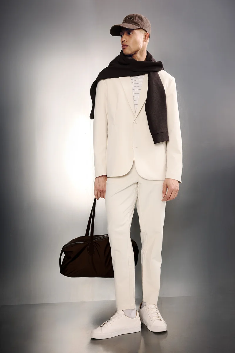 Defacto  Technical Fabric Flexible Blazer for Men | Best Price UAE