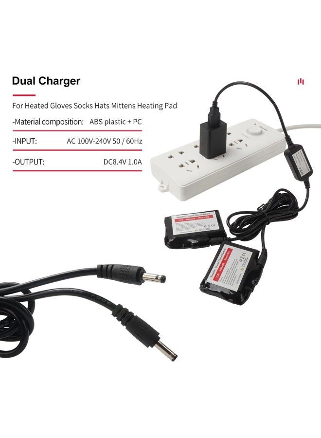 Smarkey 8.4v Heated Glove Charger for Insole Socks Jacket Battery Charging (Easy for Outdoor and Travelling) - Image 5