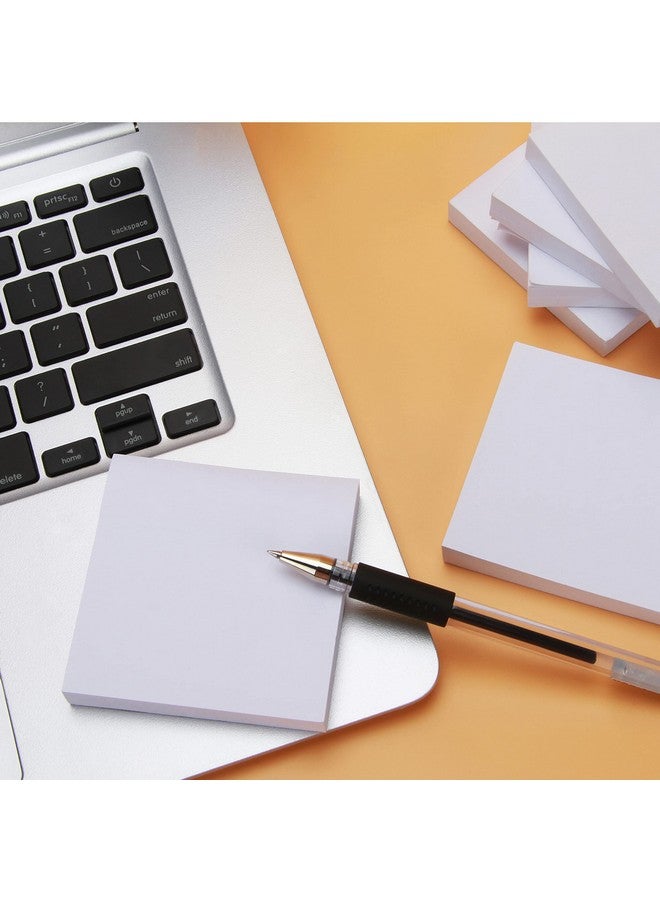 LinQuick White Sticky Notes 6 Pads 3 X 3 Inch 100 Sheets/Pad Selfstick Notes Pads 600 Sheets Total - Image 3