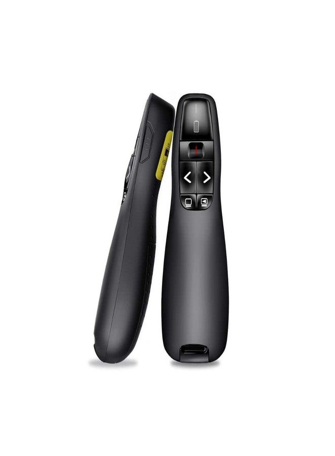 Cospex Wireless Presenter with Laser Pointer, 2.4GHZ PPT Clicker, Support Super URL, Powerpoint Presentation Remotes R400,USB Control for Teaching(with 1 year replacement warranty) - Image 1