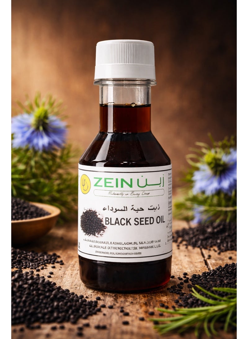 Zein Black Seed Oil Pure Cold Pressed – Zait Habbat Al Baraka Natural Nigella Sativa Oil for Wellness, Skin & Hair Support – Rich in Antioxidants – 100ml - Image 1