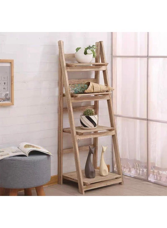 Cady One - 4 tier solid wood plant stand - Image 1